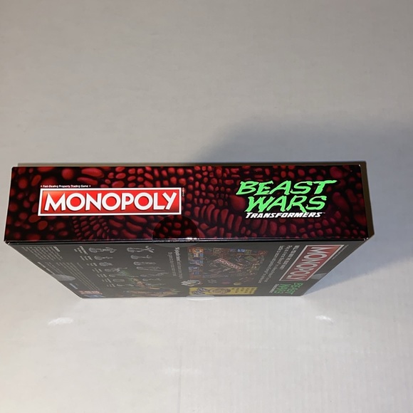 Hasbro Monopoly Beast Wars Transformers Board Game New - Picture 5 of 10